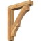 Ekena Millwork Balboa Block Rough Sawn Bracket w/ Offset Brace, Western Red Cedar, 6"W x 30"D x 36"H BKT0604X30X36BOA05RWR - alternate 1